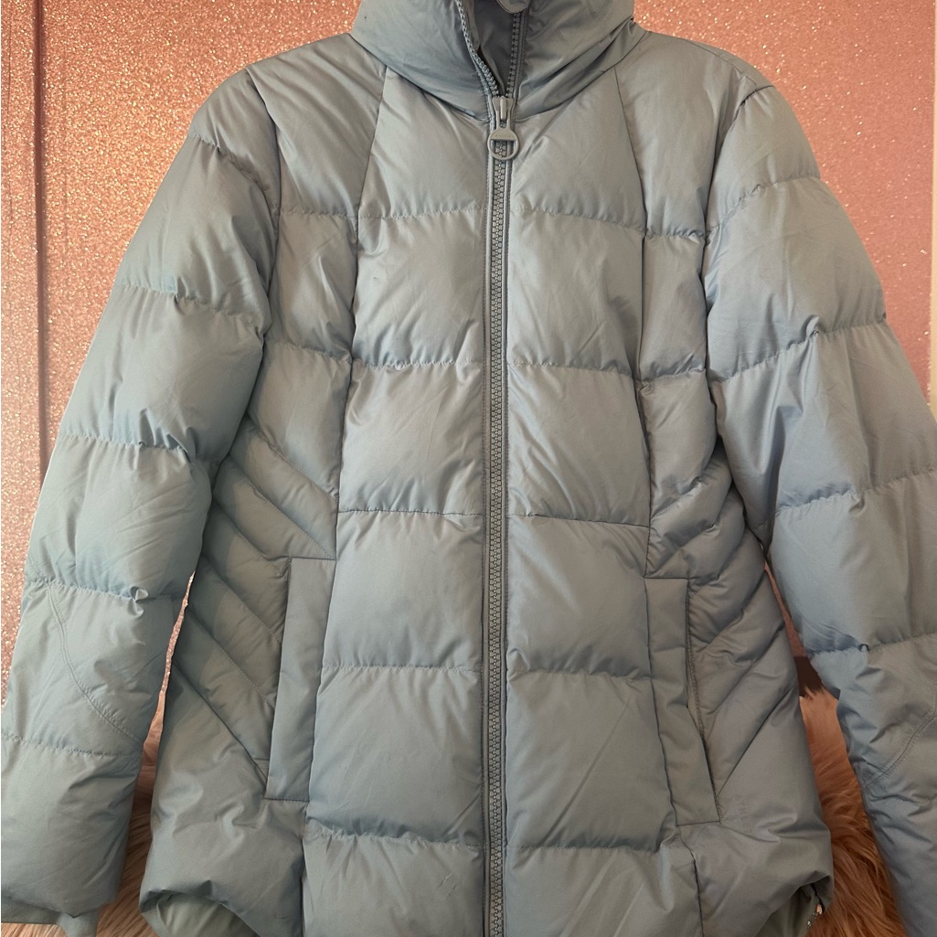 Athleta Women's Light Blue Puffer Jacket